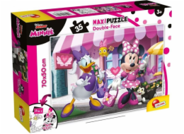 Lisciani Oboustranné puzzle maxi 35 Minnie Mouse