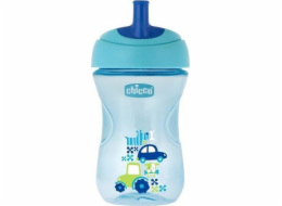 Chicco Sippy kelímek + brčko 266ml modrý