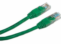 UTP propojovací kabel, Cat.5e, nestíněný, 10 m, zelený