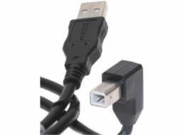 LAMA PLUS USB-A - USB-B USB kabel 2 m Černý