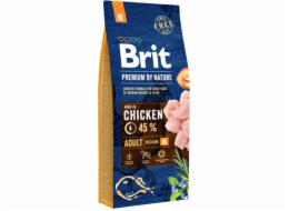 Brit Premium by Nature Adult M 8kg granule pro psy