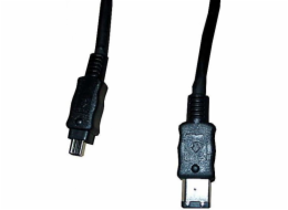 Firewire 6-pin - Firewire 4-pin, 2m, Black