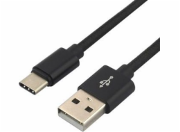 everActive cable USB-C 1m - Black braided quick charge 3A - CBB-1CB