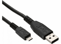 USB kabel Logo USB-A - microUSB 1 m Černý