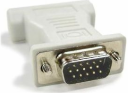 AV adaptér DVI-I - D-Sub (VGA) bílý