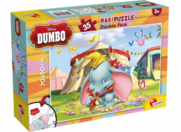 Lisciani Oboustranné puzzle maxi 35 Dumbo