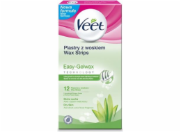 Veet Depilační proužky s voskem na suchou pokožku 12 ks