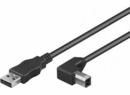 Techly USB-A - USB-B USB kabel 0,5 m černý (ICOC-U-AB-005-ANG)