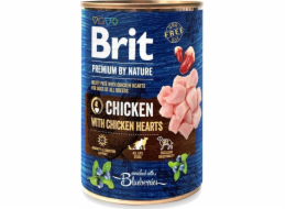 BRIT Premium by Nature Chicken with hearts - Wet dog food - 400 g