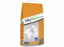 Stelivo pro kočky Sanicat Kittyfriend, stelivo pro kočky, bentonit, 5L, hrudkující