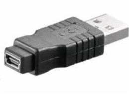 Adapter USB PremiumCord Brak miniUSB - USB Czarny (kur10)