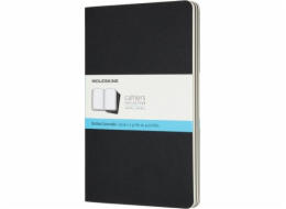 Moleskine Sada 3 ks MOLESKINE Cahier Journal L (13x21cm) s tečkami, 80 stran, černá