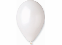 Gemar Metallic Balloons Pearl and White, GM110, 30 cm, 100 ks.