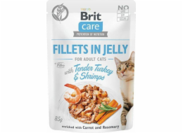 Brit CARE CAT sáček FJ TENDER TUREC & SHRIMPS /24 85g