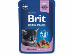 Brit BRIT CAT PREM.WHITE FISH KITTEN 100G SASZETKA 111835 637 JÍDLO PRO KOČKY