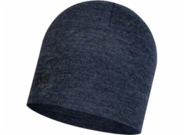 BUFF MERINO MIDWEIGHT BEANIE  MELANGE NIGHT BLUE