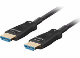 Lanberg CA-HDMI-30FB-0200-BK optical cable HDMI M/M 20m v2.1 8K AOC