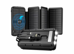 Wodasport® SOLARWINGS OUTDOOR ADVENTURE™ T16P4, 16000 MAH, 4 X SOLAR PANEL 1.2AH