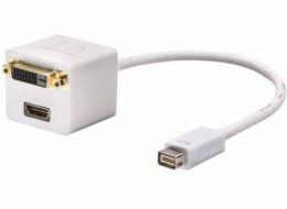 Lindy AV adaptér DVI Mini - DVI-D - HDMI bílý (41003)