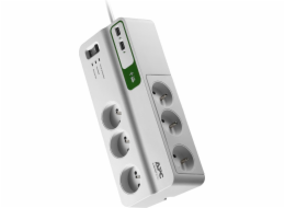 APC Essential Surge Protector 6 Output Power Strip 2m White (PM6U-FR)