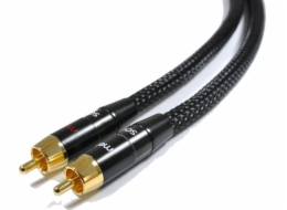 Melodika RCA (Cinch) x2 - RCA (Cinch) x2 kabel 5m černý