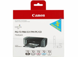 Canon PGI72 (PBK/GY/PM/PC/CO) Sada náhradních barev do tiskárny