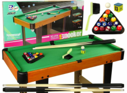 Import leantoys Kulečníkový stůl Společenská hra Cues Balls 58 cm