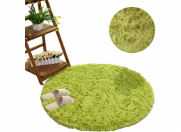 Strado Kulatý koberec Shaggy Strado 300x300 GreenGrass (Green) univerzální