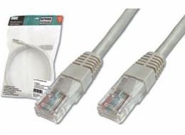 Digitus Patch cord cat.5e UTP šedý 15m DK-1512-150