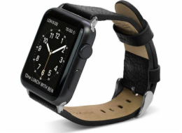 Řemínek X-doria X-Doria Lux Apple Watch 38mm černá/černá 23821