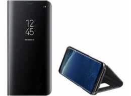 Pouzdro Clear View Samsung A20s A207 černo/černé