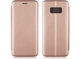 Magnetické pouzdro Book Samsung S20+ G985 rose gold/rose gold