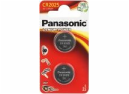 Baterie Panasonic Lithium Power CR2025 165mAh 2ks.