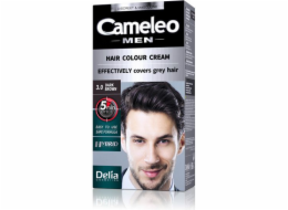 Delia Cosmetics Cameleo Men Hair Color krémová barva na vlasy 3.0 tmavě hnědá 30 ml