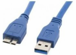 USB kabel Lanberg USB 3.0 MIKRO KABEL AM-MBM5P MODRÁ 50CM LANBERG CA-US3M-10CC-0005-B - CA-US3M-10CC-0005-B