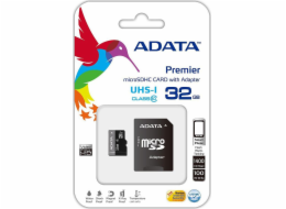 Karta ADATA Premier MicroSDHC 32GB Class 10 UHS-I/U1 (AUSDH32GUICL10RA1)