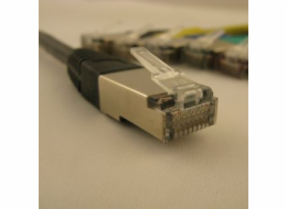 Patch kabel NetRack RJ45, kat. 5e FTP, 1m černý (BZPAT1FK)