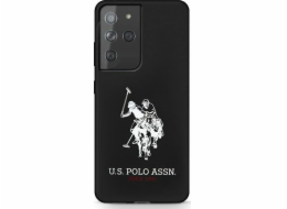 US POLO US Polo USHCS21LSLHRBK S21 Ultra G998 černo/černé silikonové logo