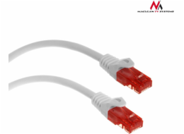 Maclean Patchcord, Cat6, 0,5 m, bílý (MCTV-300W)