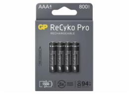 Nabíjecí baterie GP ReCyko Pro Professional AAA (HR03), 4 ks