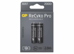 Baterie AA (R6) nabíjecí 1,2V/2000mAh GP Recyko Pro  2ks