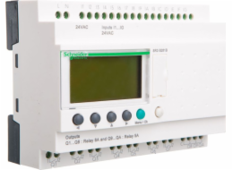 Inteligentní modulární relé Schneider Electric Zelio Logic - 24 I/O - 24 V AC - Hodiny - Displej SR3B261B