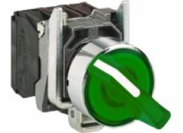 Schneider Electric Pákový přepínač 2cestný knoflík 22mm zelený 1NC 1NC s vratnou pružinou (XB4BK123B5)