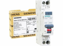 Siemens Zbytkový jistič 2P 16A B 0,03A typ AC 5SV1316-0KK16