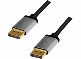 DisplayPort 4K/60 Hz kabel, DP/M na DP/M hliník 3m