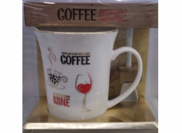 Hrnek s lžičkou COFFEE WINE  300 ml