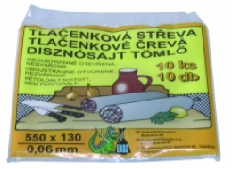 Sáček střevo na tlačenku 550x130 mm-10 ks