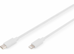 Kabel přenosu dat/USB C/Lightning MFI 2M Bílé nabíjení