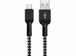 Kabel USB C fast charge 2.4A MCE482 Czarny