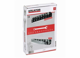 Sada klíčů Kreator KRT500009 očkoploché 8-22mm, 12ks